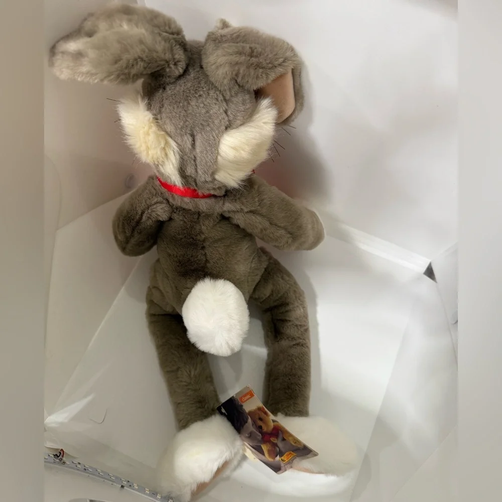 VINTAGE RARE STEIFF "Lulac" Beige Bunny Rabbit Plush Stuffed Animal Toy - Picture 2 of 7